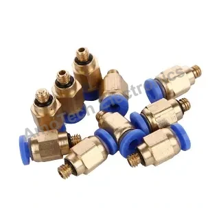 PC4-M5 Pneumatic Fitting Push in Quick Connector