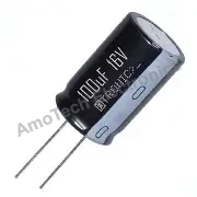 100uf 16V Electrolytic Capacitor